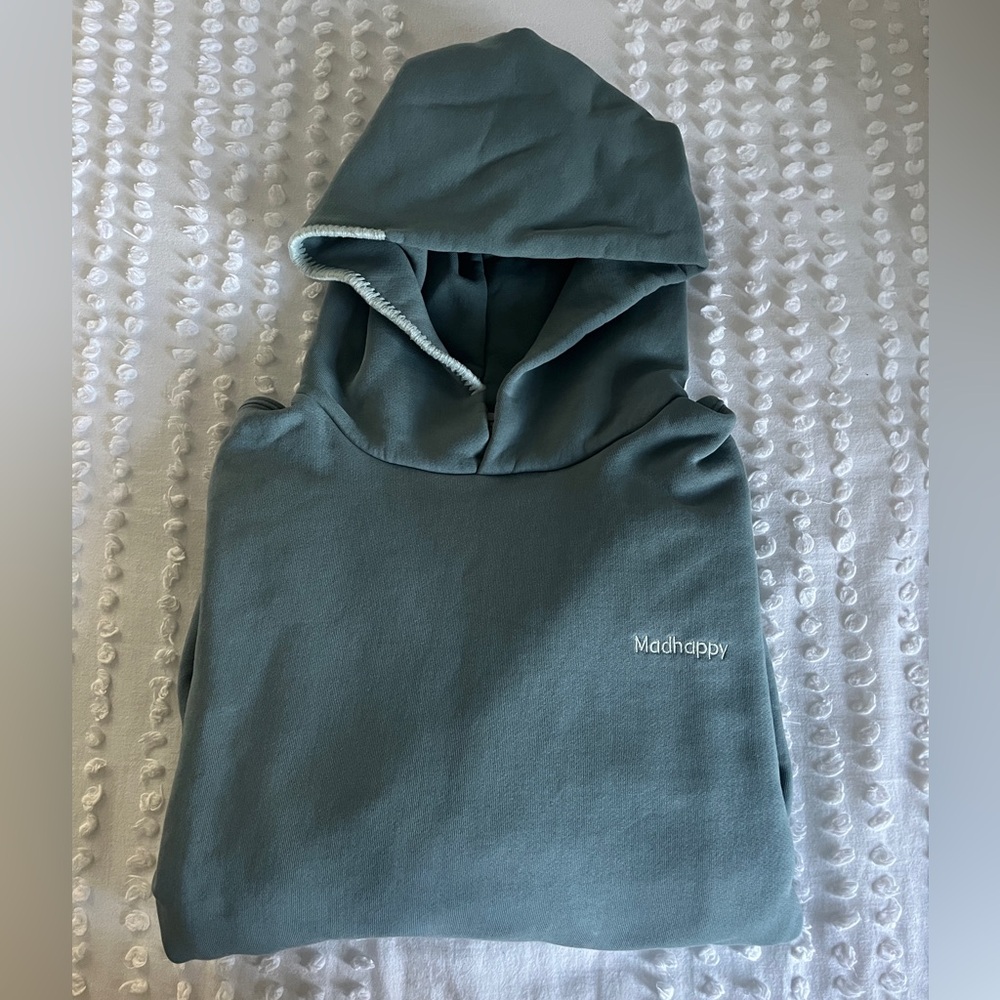 Madhappy teal sweatshirt